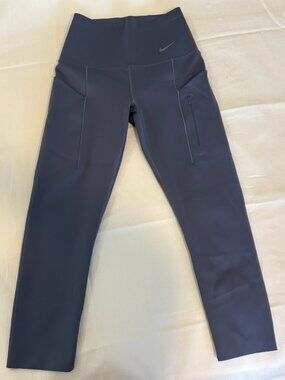 Nike Dri-FIT High Rise Gray Athletic Leggings Size XS